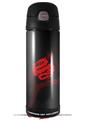 Skin Decal Wrap for Thermos Funtainer 16oz Bottle Oriental Dragon Red on Black (BOTTLE NOT INCLUDED) by WraptorSkinz