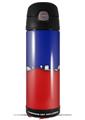 Skin Decal Wrap for Thermos Funtainer 16oz Bottle Ripped Colors Blue Red (BOTTLE NOT INCLUDED) by WraptorSkinz