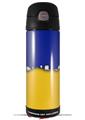 Skin Decal Wrap for Thermos Funtainer 16oz Bottle Ripped Colors Blue Yellow (BOTTLE NOT INCLUDED) by WraptorSkinz