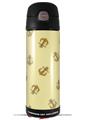 Skin Decal Wrap for Thermos Funtainer 16oz Bottle Anchors Away Yellow Sunshine (BOTTLE NOT INCLUDED) by WraptorSkinz