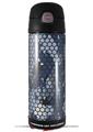 Skin Decal Wrap for Thermos Funtainer 16oz Bottle HEX Mesh Camo 01 Blue (BOTTLE NOT INCLUDED) by WraptorSkinz