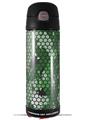 Skin Decal Wrap for Thermos Funtainer 16oz Bottle HEX Mesh Camo 01 Green (BOTTLE NOT INCLUDED) by WraptorSkinz