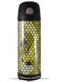 Skin Decal Wrap for Thermos Funtainer 16oz Bottle HEX Mesh Camo 01 Yellow (BOTTLE NOT INCLUDED) by WraptorSkinz