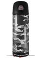 Skin Decal Wrap for Thermos Funtainer 16oz Bottle WraptorCamo Digital Camo Gray (BOTTLE NOT INCLUDED) by WraptorSkinz