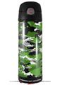 Skin Decal Wrap for Thermos Funtainer 16oz Bottle WraptorCamo Digital Camo Green (BOTTLE NOT INCLUDED) by WraptorSkinz