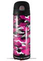Skin Decal Wrap for Thermos Funtainer 16oz Bottle WraptorCamo Digital Camo Hot Pink (BOTTLE NOT INCLUDED) by WraptorSkinz