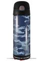 Skin Decal Wrap for Thermos Funtainer 16oz Bottle WraptorCamo Digital Camo Navy (BOTTLE NOT INCLUDED) by WraptorSkinz