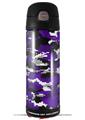 Skin Decal Wrap for Thermos Funtainer 16oz Bottle WraptorCamo Digital Camo Purple (BOTTLE NOT INCLUDED) by WraptorSkinz