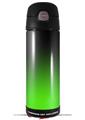 Skin Decal Wrap for Thermos Funtainer 16oz Bottle Smooth Fades Green Black (BOTTLE NOT INCLUDED) by WraptorSkinz