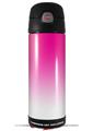 Skin Decal Wrap for Thermos Funtainer 16oz Bottle Smooth Fades White Hot Pink (BOTTLE NOT INCLUDED) by WraptorSkinz