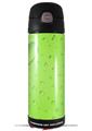 Skin Decal Wrap for Thermos Funtainer 16oz Bottle Raining Neon Green (BOTTLE NOT INCLUDED) by WraptorSkinz