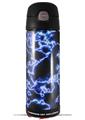 Skin Decal Wrap for Thermos Funtainer 16oz Bottle Electrify Blue (BOTTLE NOT INCLUDED) by WraptorSkinz