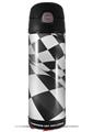 Skin Decal Wrap for Thermos Funtainer 16oz Bottle Checkered Racing Flag (BOTTLE NOT INCLUDED) by WraptorSkinz