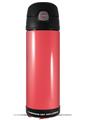 Skin Decal Wrap for Thermos Funtainer 16oz Bottle Solids Collection Coral (BOTTLE NOT INCLUDED) by WraptorSkinz