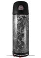 Skin Decal Wrap for Thermos Funtainer 16oz Bottle Marble Granite 06 Black Gray (BOTTLE NOT INCLUDED) by WraptorSkinz