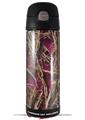 Skin Decal Wrap for Thermos Funtainer 16oz Bottle WraptorCamo Grassy Marsh Camo Neon Fuchsia Hot Pink (BOTTLE NOT INCLUDED) by WraptorSkinz