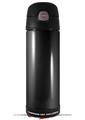Skin Decal Wrap for Thermos Funtainer 16oz Bottle Solids Collection Color Black (BOTTLE NOT INCLUDED) by WraptorSkinz