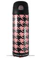 Skin Decal Wrap for Thermos Funtainer 16oz Bottle Houndstooth Pink on Black (BOTTLE NOT INCLUDED) by WraptorSkinz