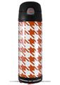 Skin Decal Wrap for Thermos Funtainer 16oz Bottle Houndstooth Burnt Orange (BOTTLE NOT INCLUDED) by WraptorSkinz