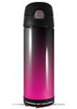 Skin Decal Wrap compatible with Thermos Funtainer 16oz Bottle Smooth Fades Hot Pink Black (BOTTLE NOT INCLUDED) by WraptorSkinz