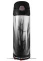 Skin Decal Wrap for Thermos Funtainer 16oz Bottle Lightning Black (BOTTLE NOT INCLUDED) by WraptorSkinz