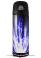 Skin Decal Wrap for Thermos Funtainer 16oz Bottle Lightning Blue (BOTTLE NOT INCLUDED) by WraptorSkinz