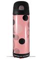 Skin Decal Wrap for Thermos Funtainer 16oz Bottle Lots of Dots Pink on Pink (BOTTLE NOT INCLUDED) by WraptorSkinz