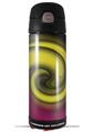 Skin Decal Wrap for Thermos Funtainer 16oz Bottle Alecias Swirl 01 Yellow (BOTTLE NOT INCLUDED) by WraptorSkinz