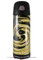 Skin Decal Wrap for Thermos Funtainer 16oz Bottle Alecias Swirl 02 Yellow (BOTTLE NOT INCLUDED) by WraptorSkinz