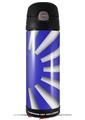Skin Decal Wrap for Thermos Funtainer 16oz Bottle Rising Sun Japanese Flag Blue (BOTTLE NOT INCLUDED) by WraptorSkinz