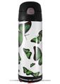 Skin Decal Wrap for Thermos Funtainer 16oz Bottle Butterflies Green (BOTTLE NOT INCLUDED) by WraptorSkinz