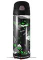 Skin Decal Wrap for Thermos Funtainer 16oz Bottle Abstract 02 Green (BOTTLE NOT INCLUDED) by WraptorSkinz