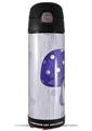Skin Decal Wrap for Thermos Funtainer 16oz Bottle Mushrooms Purple (BOTTLE NOT INCLUDED) by WraptorSkinz