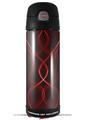 Skin Decal Wrap for Thermos Funtainer 16oz Bottle Abstract 01 Red (BOTTLE NOT INCLUDED) by WraptorSkinz