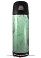 Skin Decal Wrap for Thermos Funtainer 16oz Bottle Feminine Yin Yang Green (BOTTLE NOT INCLUDED) by WraptorSkinz