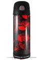Skin Decal Wrap for Thermos Funtainer 16oz Bottle Skulls Confetti Red (BOTTLE NOT INCLUDED) by WraptorSkinz