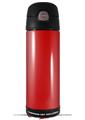 Skin Decal Wrap for Thermos Funtainer 16oz Bottle Solids Collection Red (BOTTLE NOT INCLUDED) by WraptorSkinz