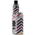 Skin Decal Wraps for Smok AL85 Alien Baby Zig Zag Colors 02 VAPE NOT INCLUDED