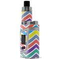 Skin Decal Wraps for Smok AL85 Alien Baby Zig Zag Colors 04 VAPE NOT INCLUDED