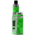 Skin Decal Wraps for Smok AL85 Alien Baby Triangle Mosaic Green VAPE NOT INCLUDED