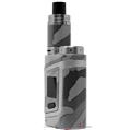 Skin Decal Wraps for Smok AL85 Alien Baby Camouflage Gray VAPE NOT INCLUDED