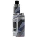 Skin Decal Wraps for Smok AL85 Alien Baby Camouflage Blue VAPE NOT INCLUDED