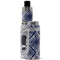 Skin Decal Wraps for Smok AL85 Alien Baby Wavey Navy Blue VAPE NOT INCLUDED