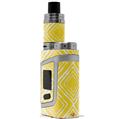 Skin Decal Wraps for Smok AL85 Alien Baby Wavey Yellow VAPE NOT INCLUDED