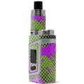 Skin Decal Wraps for Smok AL85 Alien Baby Halftone Splatter Hot Pink Green VAPE NOT INCLUDED