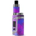 Skin Decal Wraps for Smok AL85 Alien Baby Halftone Splatter Blue Hot Pink VAPE NOT INCLUDED