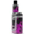Skin Decal Wraps for Smok AL85 Alien Baby HEX Hot Pink VAPE NOT INCLUDED