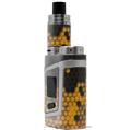 Skin Decal Wraps for Smok AL85 Alien Baby HEX Yellow VAPE NOT INCLUDED