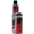 Skin Decal Wraps for Smok AL85 Alien Baby HEX Red VAPE NOT INCLUDED