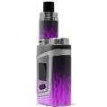 Skin Decal Wraps for Smok AL85 Alien Baby Fire Purple VAPE NOT INCLUDED